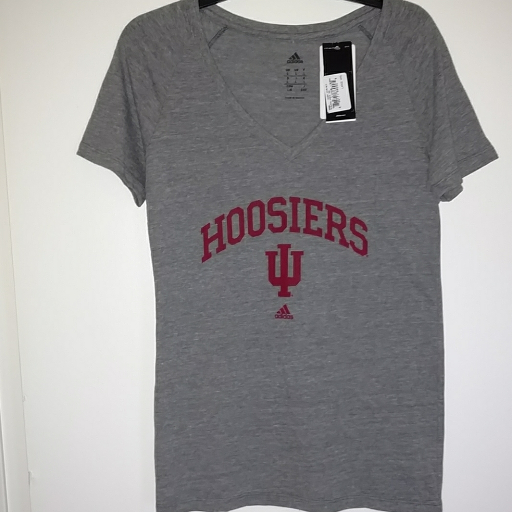 Adidas NCAA Women Vintage Vault Tri-blend V-Neck T
